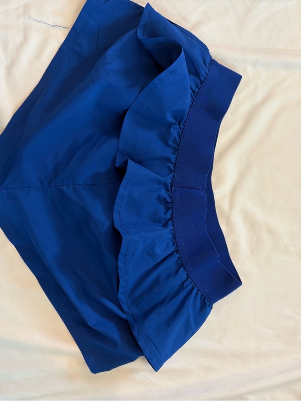 TCEC Royal Blue Ruffle Athletic Shorts